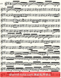 【トランペット用無料楽譜】ショパン『アンダンテ・スピアナートと華麗なる大ポロネーズ』（Chopin Andante spianato and Grande Polonaise in E flat major Op. 22）Trumpet sheet music