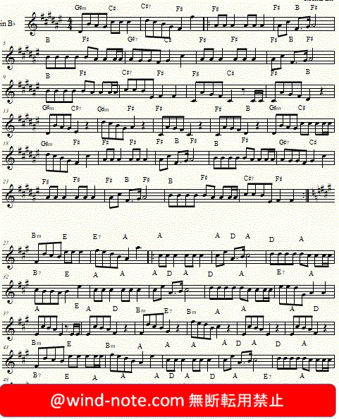 トランペット用無料楽譜 クリスマスソング ジングルベル Jingle Bells Trumpet Sheet Music トランペット無料楽譜 のページ