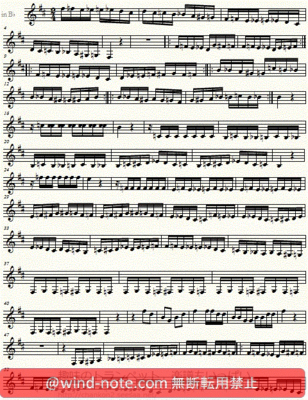 トランペット用無料楽譜 コルサコフ 熊蜂の飛行 Rimsky Korsakov The Flight Of Bumble Bee Trumpet Sheet Music トランペット無料楽譜